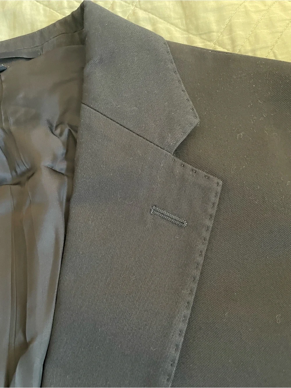 J. CREW Ludlow Slim-fit suit jacket in Japanese cotton chino Navy 40L $398 CQ521